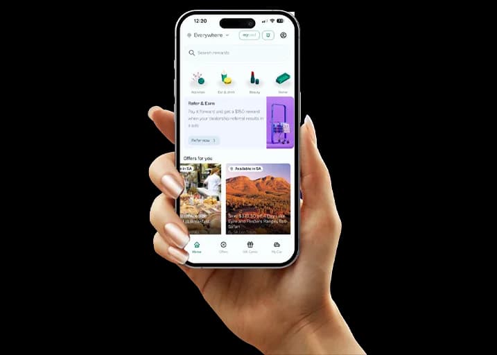 Mymoto web rewards app